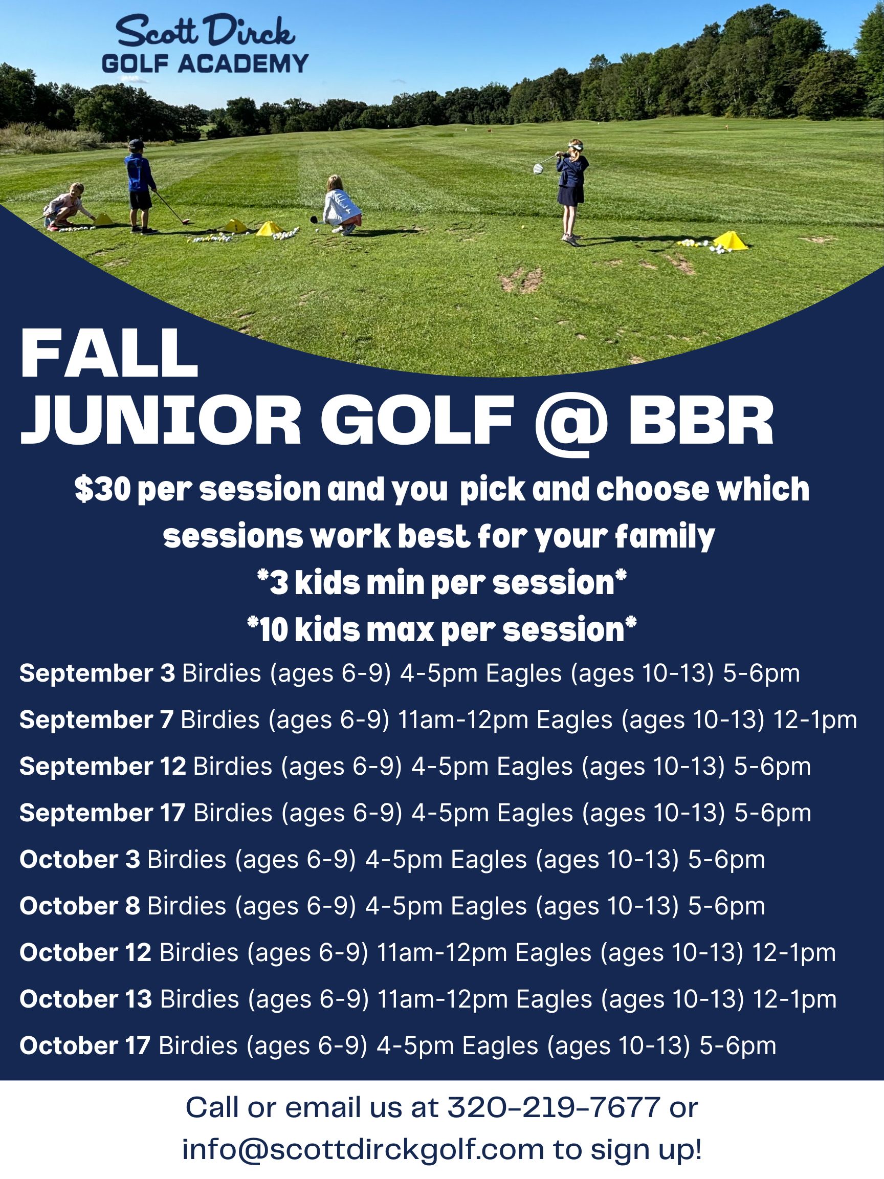 Junior Golf Summer 2024 Programs